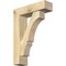 Ekena Millwork Balboa Block Rough Sawn Bracket w/ Offset Brace, Douglas Fir, 6"W x 20"D x 28"H BKT0604X20X28BOA05RDF - alternate 1